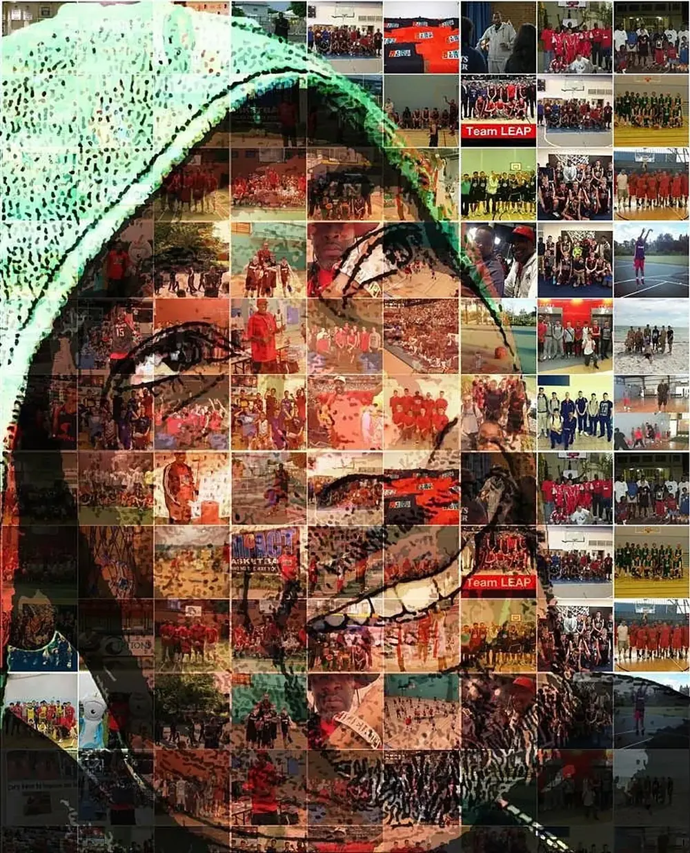 Team LEAP photo mosaic | Cory McGee